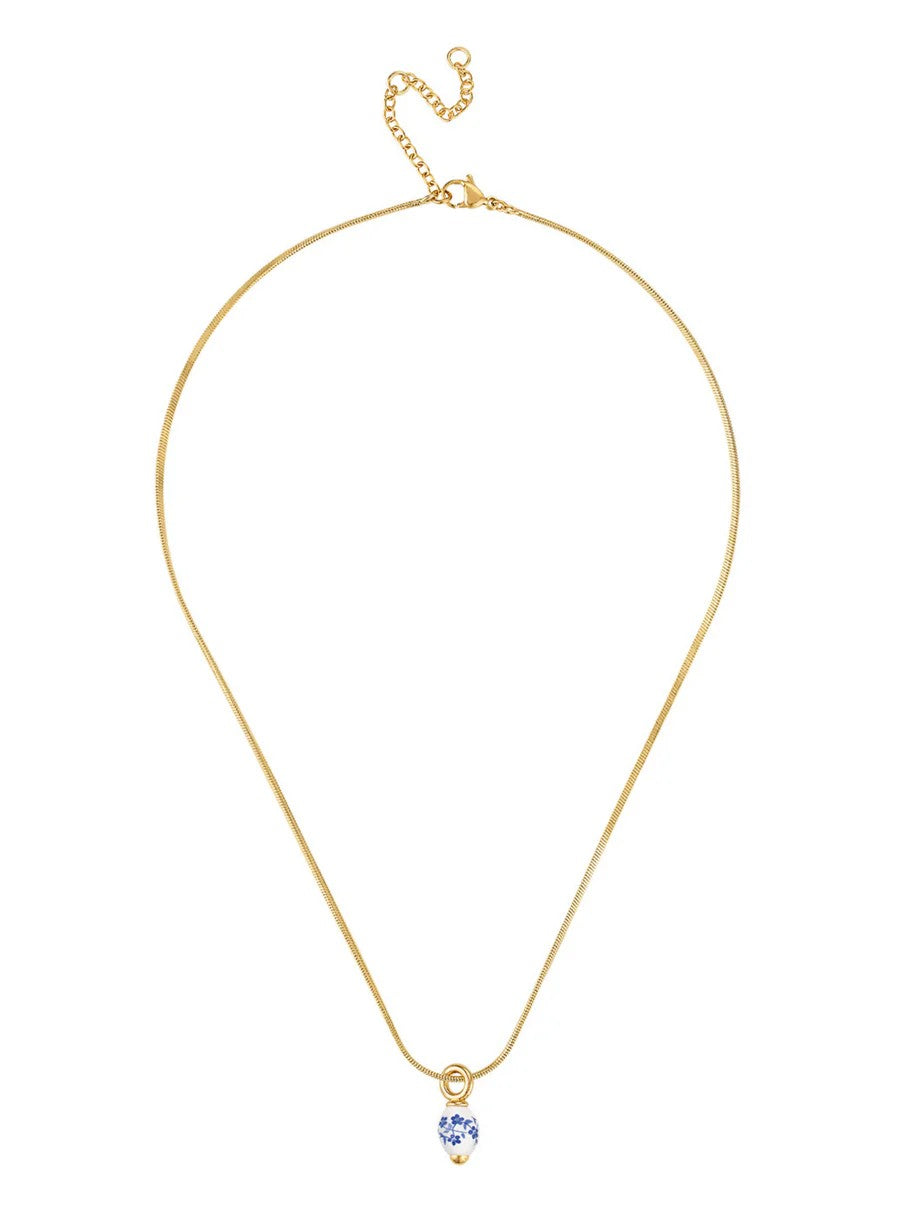 Evelyn Porcelain Pendant Necklace