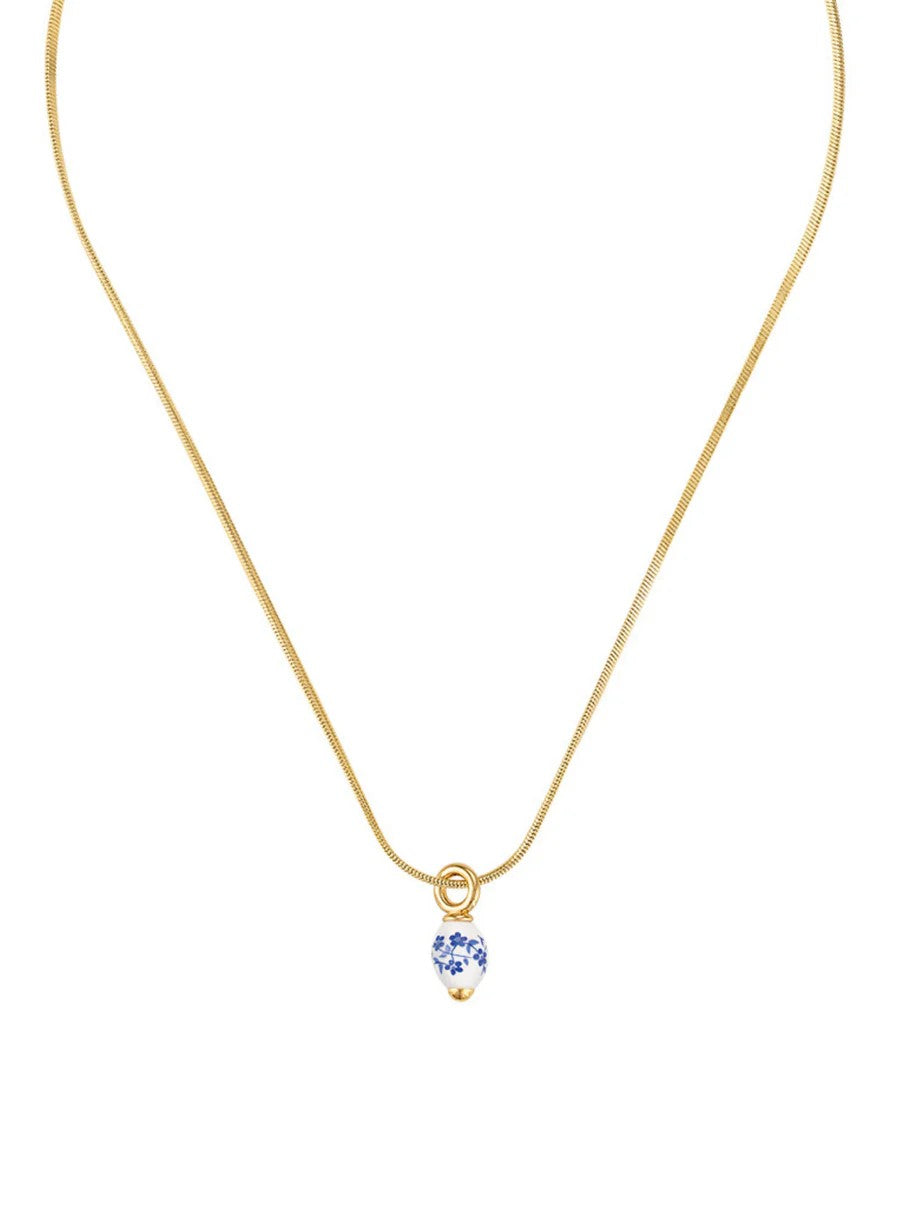 Evelyn Porcelain Pendant Necklace