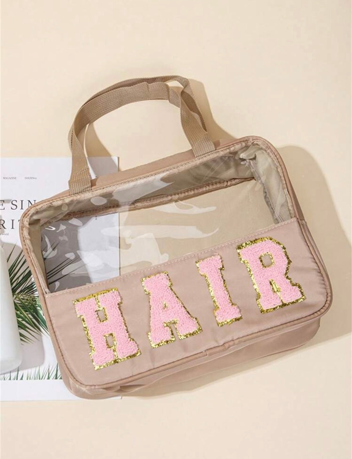 Embroidered Hair Bag