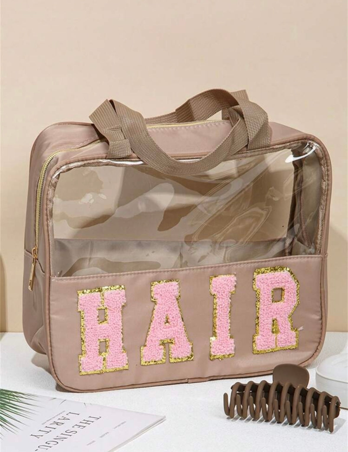 Embroidered Hair Bag