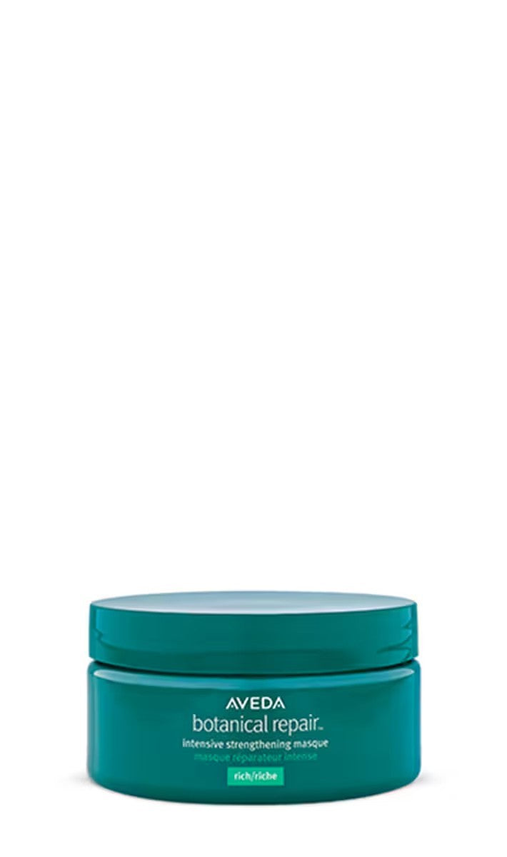 quarter-sized amount Aveda Botanical Repair Masque for shoulder-length hair